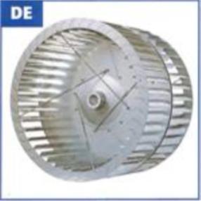 DE double suction forward curved impellers with aluminium hub