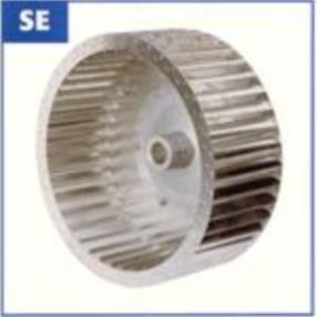 SE single suction forward curved impellers with aluminium hub